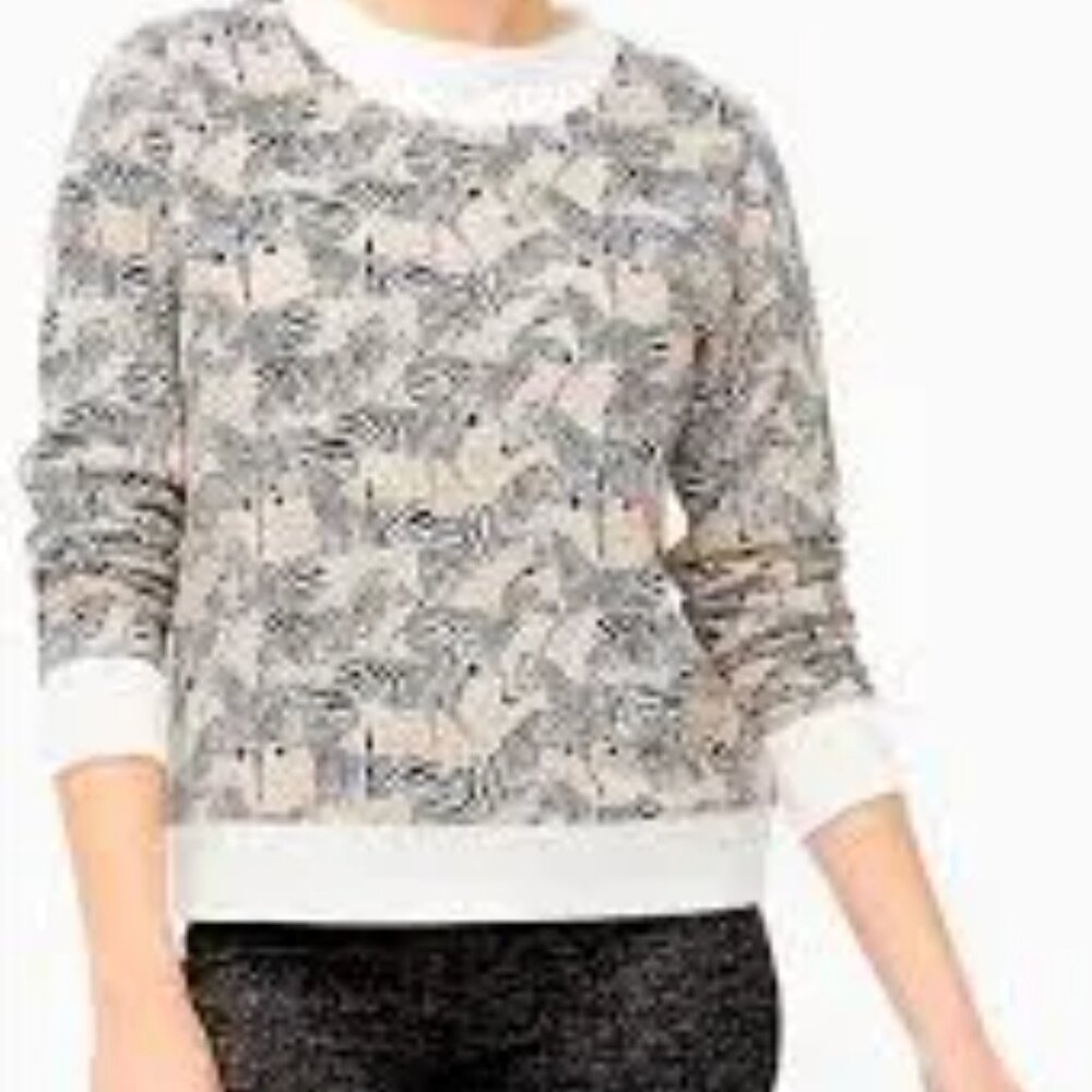 J Crew Zebra print sweatshirt size XS